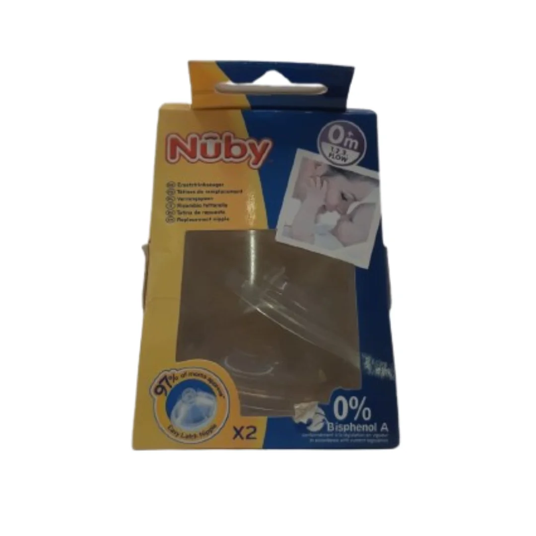 Nuby 2Tetines De Remplacement Sft Flex +0m ID0018 – Image 2
