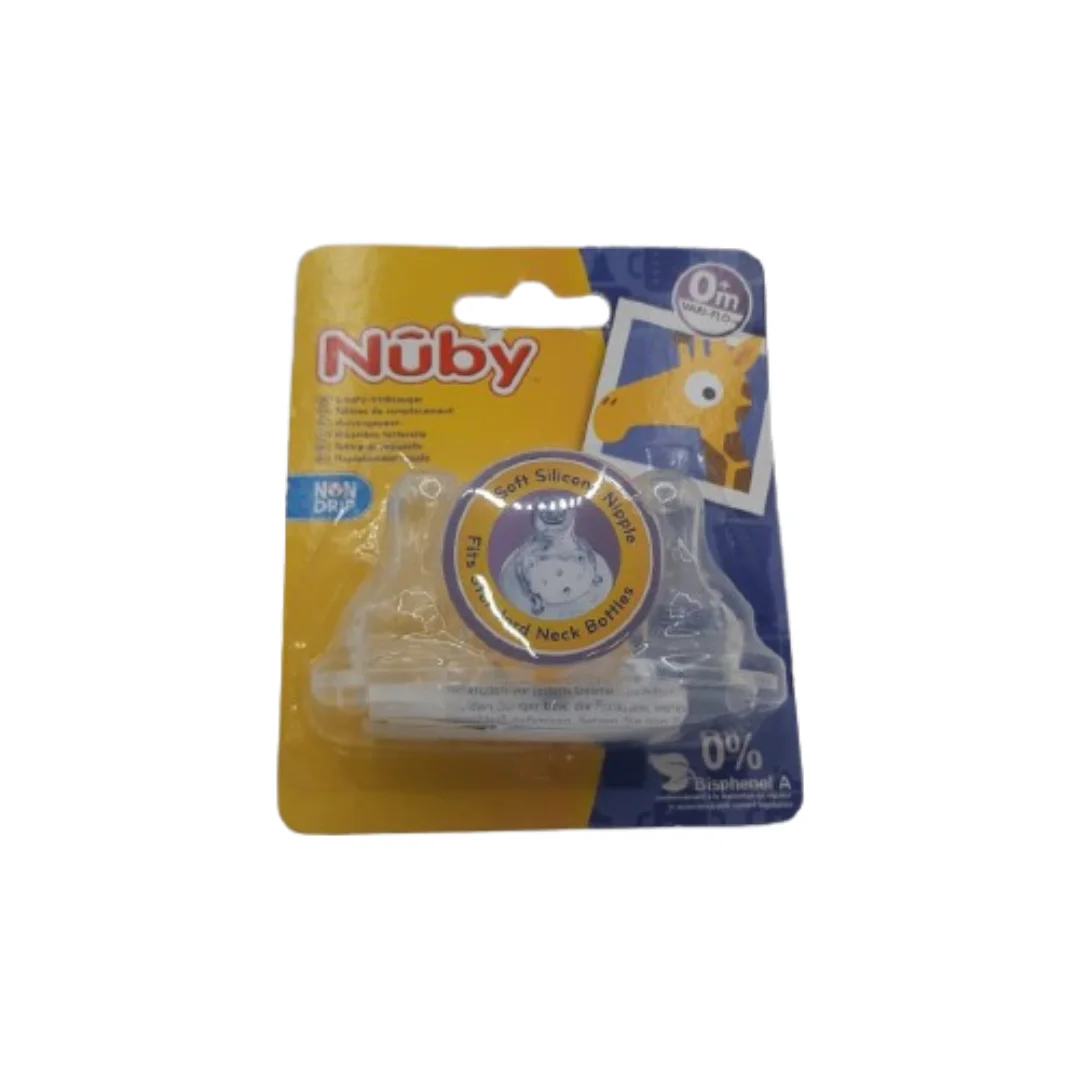 Nuby 2 Tetines Standard +0m ID921 – Image 2