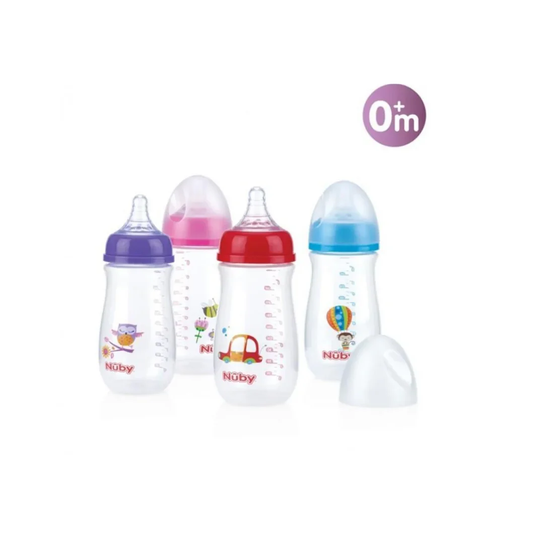 Nuby Biberon Oval Large 270ml +0m ID1242 – Image 2