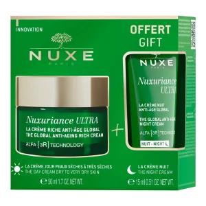 Nuxe Nuxuriance Ultra Creme Riche Anti-age Globale 50ml+ Creme Nuit 15ml
