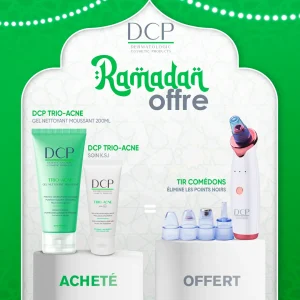 DCP TRIO ACNE GEL NETTOYANT + TRIO ACNE SOIN SKI = Tir Comedons Offert