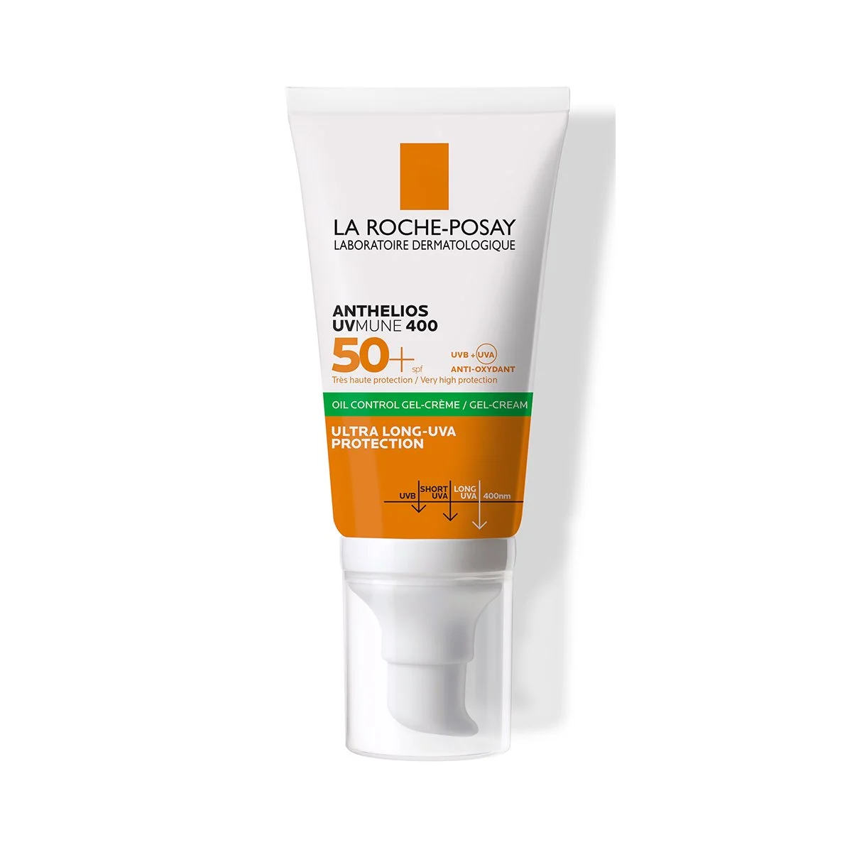 La Roche-Posay Anthelios UVMUNE400 Oil Control Invisible SPF50+ Peau Mixte à Grasse Acnéique | 50ml = Effaclar Gel Miniture Offert – Image 3