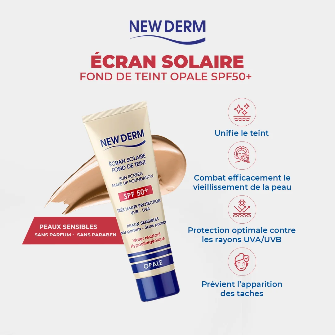 NEW DERM Crème solaire SPF50+ Opale – Image 3