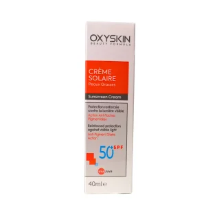 Oxyskin Ecran Solaire Peaux Grasses spf50+ 40ml