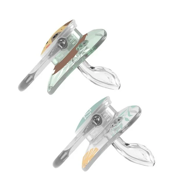 Dr. Brown’s Sucette Phase 2 Têtes d’Animaux, Pack de 2 (0-6 Mois) – Image 4