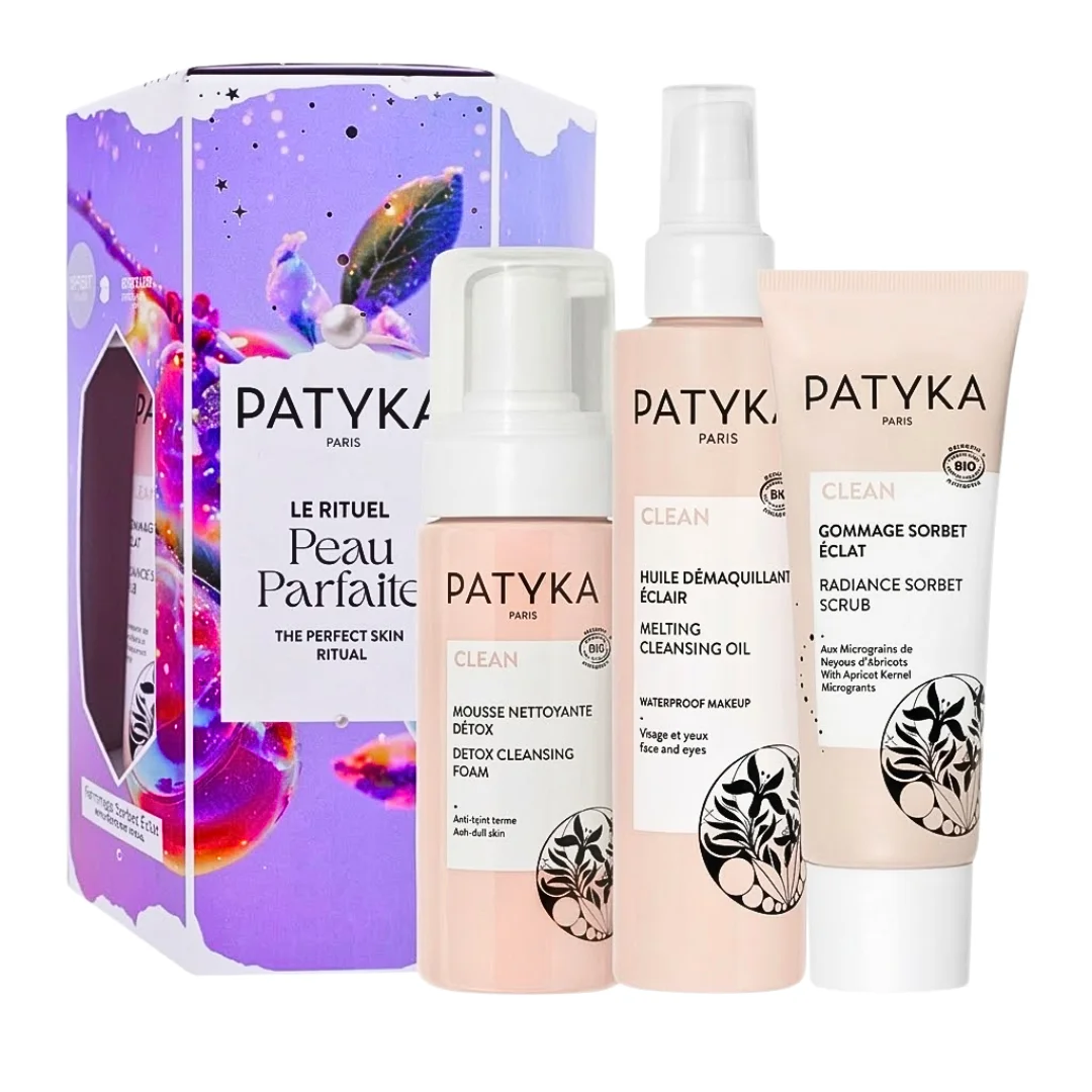 Patyka Le Rituel Peau Parfaite Mousse Nettoyent+Huile Demaquillant+Gommage Pack – Image 2