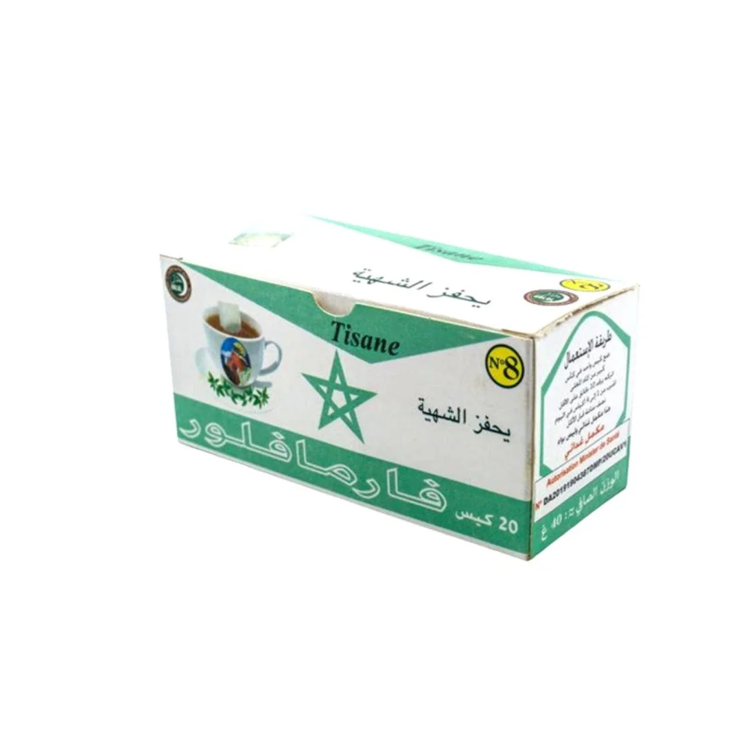 Pharmaflore Tisane N°8 Pour L’appetit 20 Sachet – Image 2