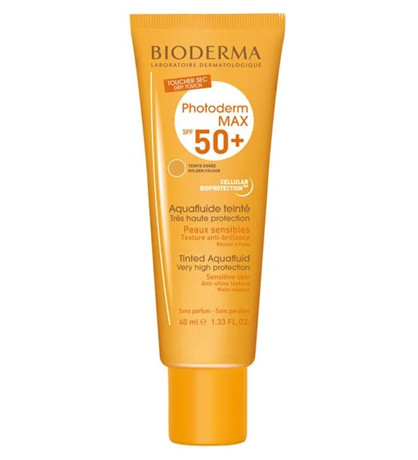 Bioderma – Photoderm Max Aquafluide Dorée Spf 50+ – 40 ml – Image 2