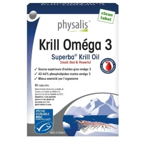 Physalis Krill Omega 3 30 Capsules