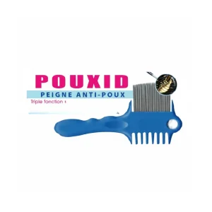 Pouxid Peigne Anti-Poux Triple Fonction