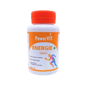 PowerVit Energie+ 500mg 60gelules