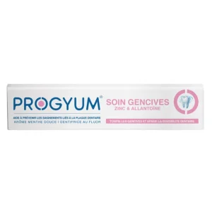 Progyum Dentifrice Soin Gencives Zinc & Allantoine – 75ml