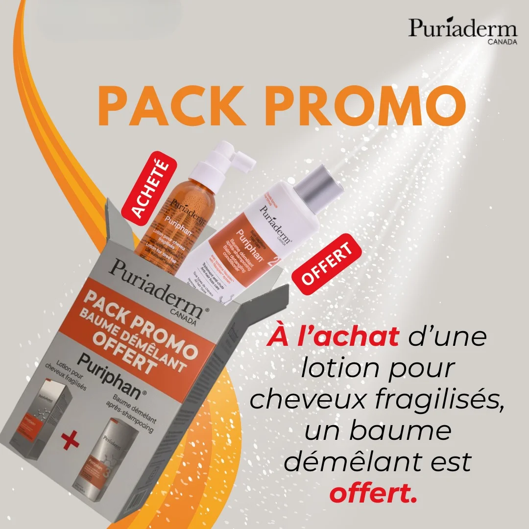 Puriaderm Puriphan Lotion Anti-Chute+Puriphan Baume Demelant Pack – Image 2