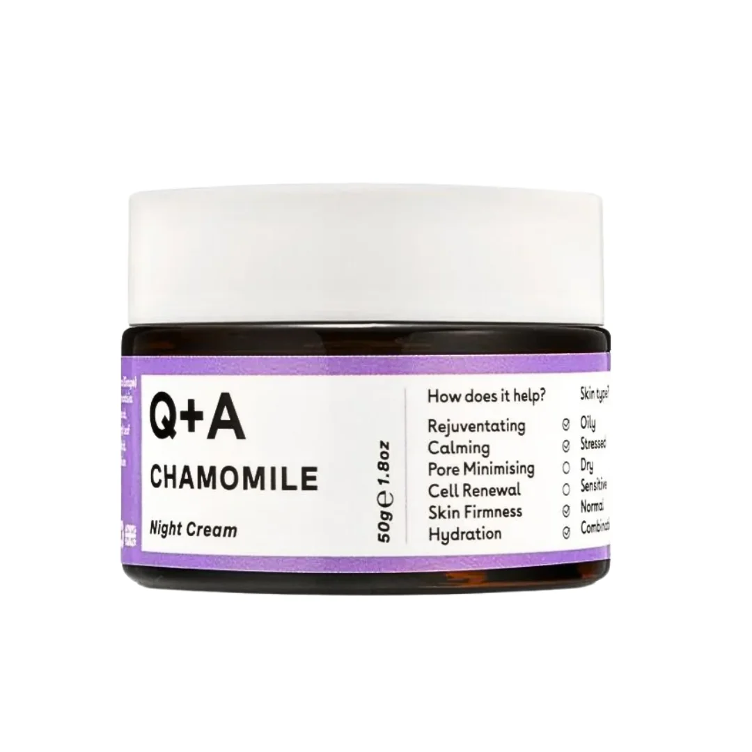 Q+A Chamomile Night Cream 50g – Image 2