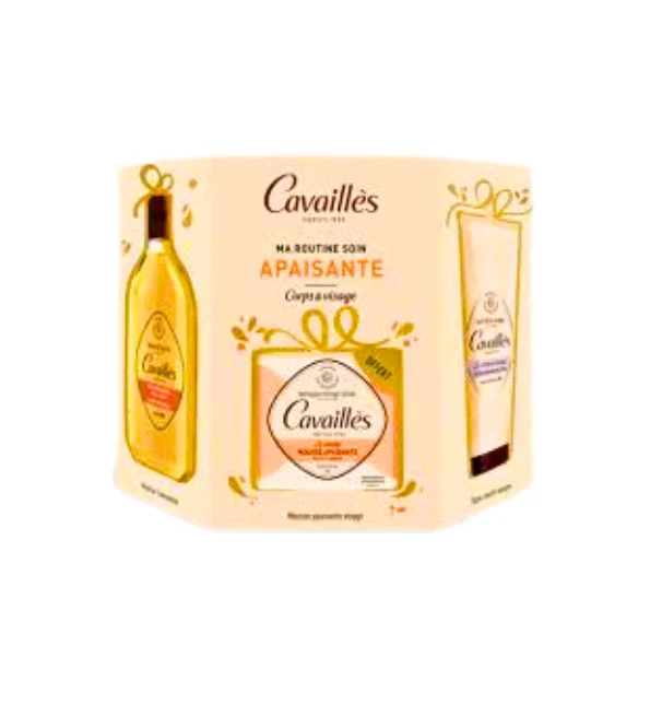 Roge Cavailles Coffret Apaisante Creme Miraculeuse+Huile Douche Veloutante+Savon – Image 2