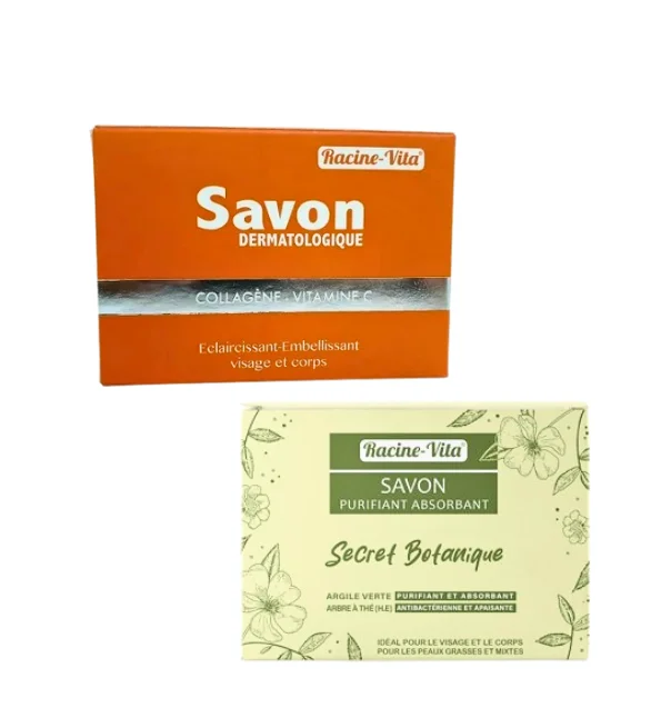Racine Vita Duo Pack Savon Savon A La Vitamine C +Savon Botanique – Image 2