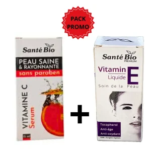 Sante Bio Duo Pack Serum Vitamine C 15ml+Serum Vitamine E Legere