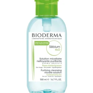Bioderma – Sebium H2O Pompe Inversée – 500 ml