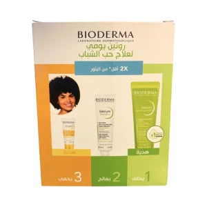 Bioderma Sebium Kerato+ 30ml + Gel Moussant Actif 45ml + Photoderm Format Voyage PACK