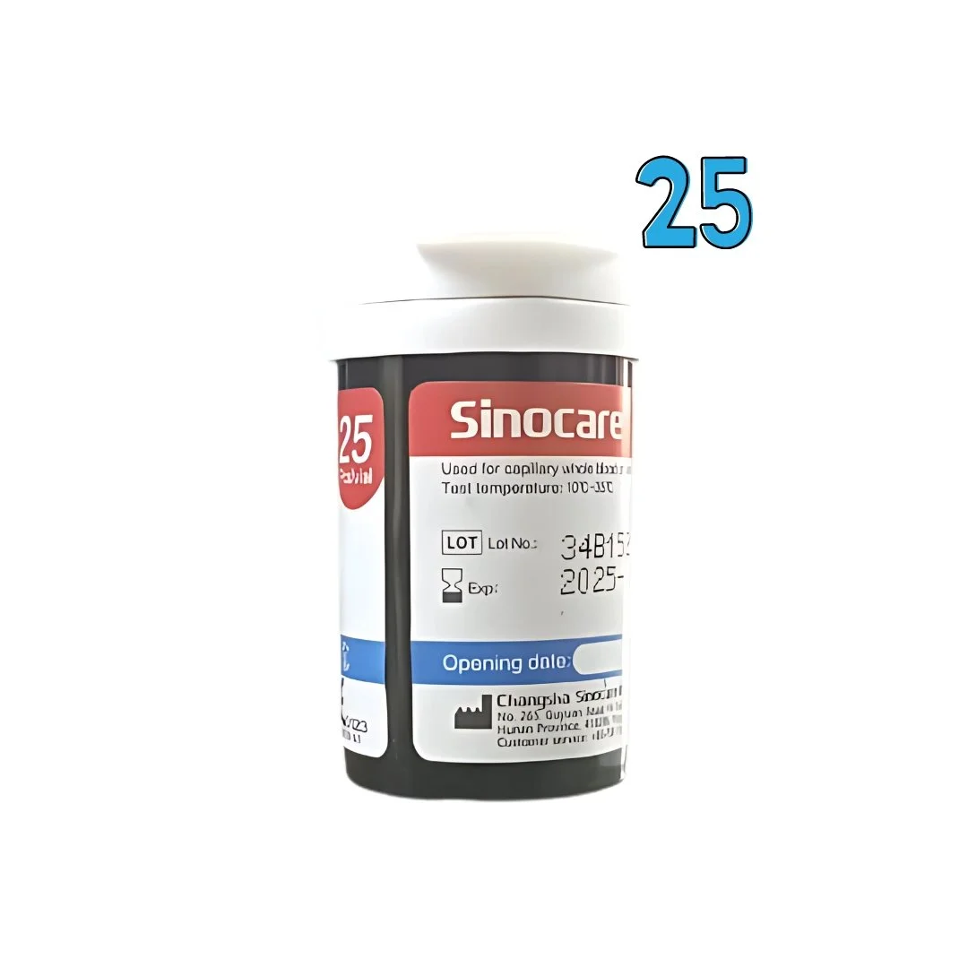Sinocare Bandelettes 25 Pieces – Image 2