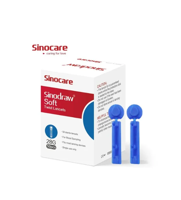 Sinocare Lancettes Steriles 50 Pieces – Image 2