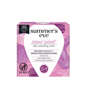 Summer&rsquo;s Eve Island Splash Cleansing 16 Cloths