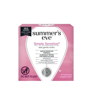 Summer&rsquo;s Eve Simply Sensitive Cleansing 16 Cloths