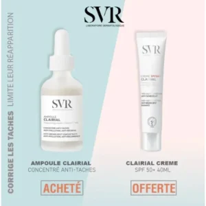 Svr Clairial Ampoule 30ml+Clairial Creme Spf50+ 40ml Pack