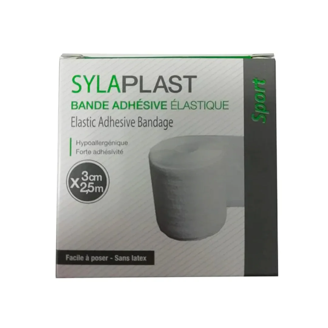 Sylaplast Sport Bande Adhesive Elastique 3cm x 2.5m – Image 2