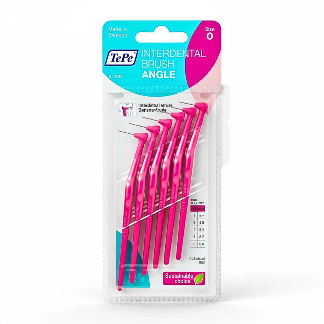 Tepe Interdental Brush Angle Rose 0.4mm Taille 0 -6 Pieces – Image 2