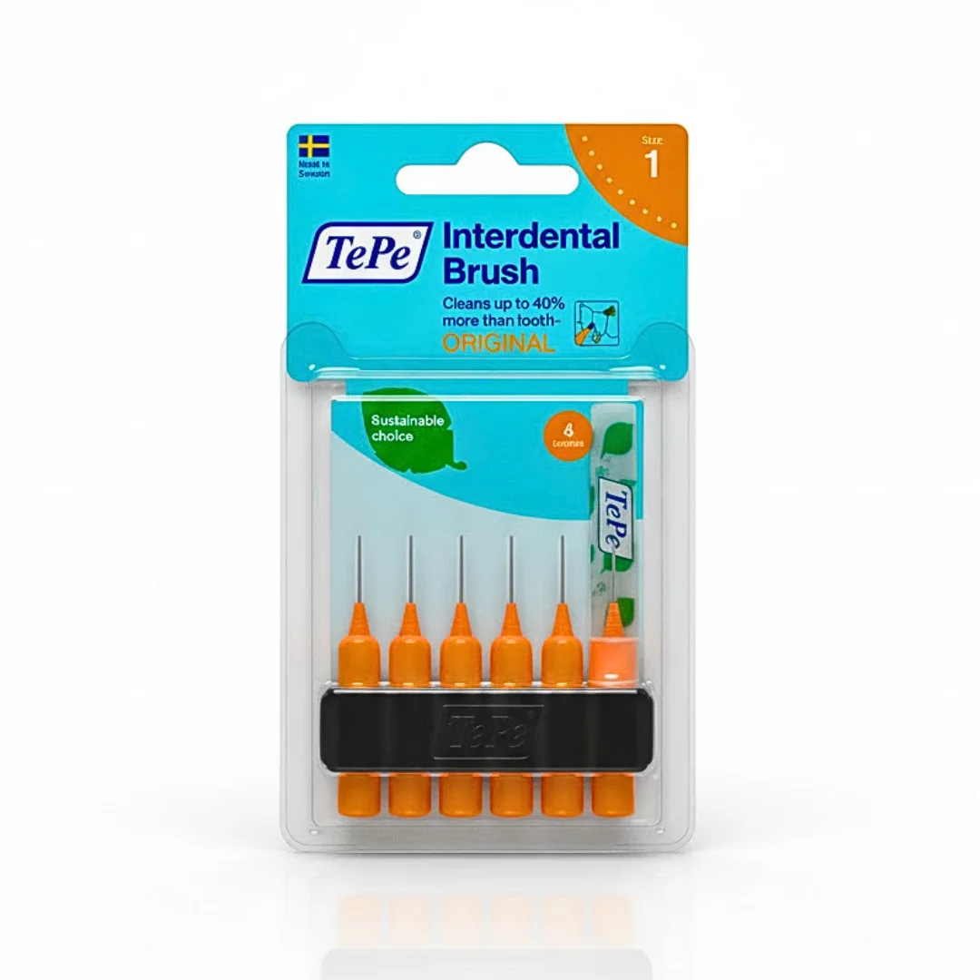 Tepe Interdental Brush Original Orange 0.45mm Taille 1-6 Pieces – Image 2