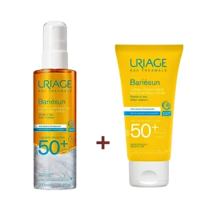 Uriage Bariesun Ecran Spf50+ 50ml+Bariesun Eau Solaire Spf50+ 200ml Coffret