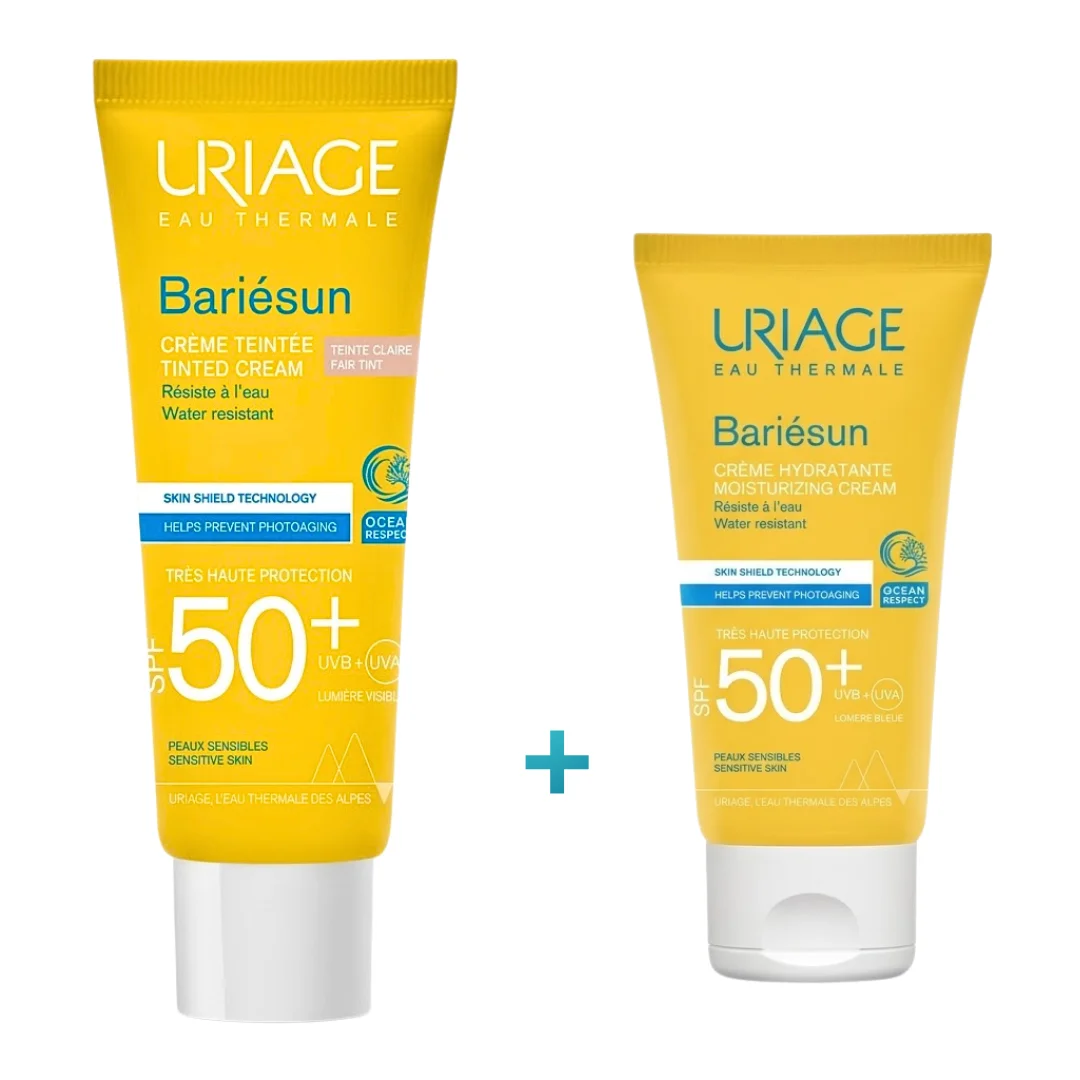 Uriage Bariesun Ecran Teinte Claire 50ml+Bariesun Ecran Spf50+ 50ml – Image 2