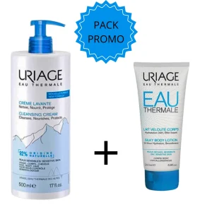 Uriage Eau Thermale Duo Pack  Creme Lavante 500ml+Lait Veloute 200ml