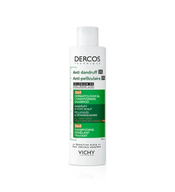VICHY DERCOS SHAMPOOING 2EN1 ANTI-PELLICULAIRE DS ET DÉMÊLANT