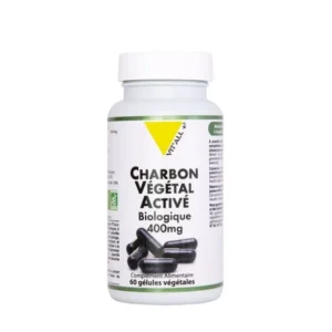 VITALL PLUS CHARBON VEGETAL 400MG 60 GELULES