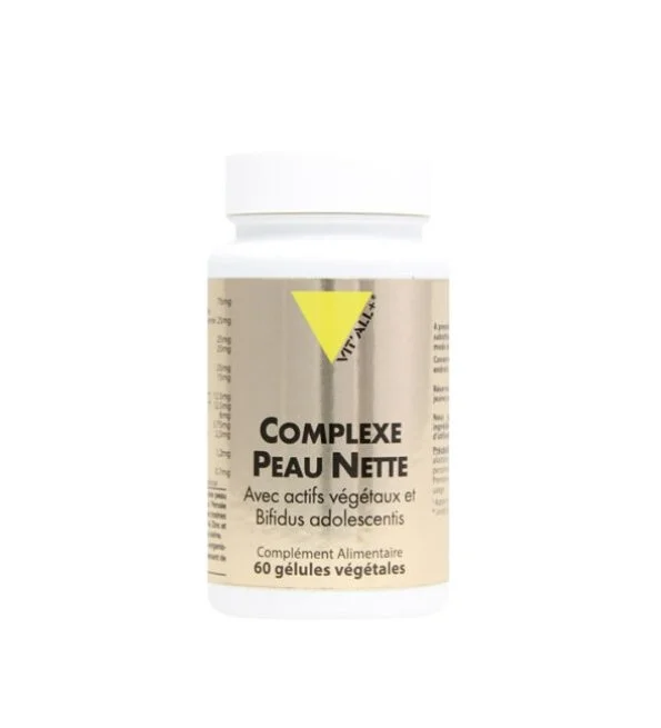 VITALL PLUS COMPLEXE PEAU NETTE 60 GELULES – Image 2