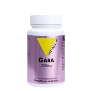 VITALL PLUS GABA 250MG 100 GELULES