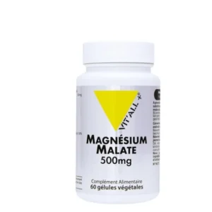 VITALL PLUS MAGNESIUM MALATE 500MG 60 GELULES
