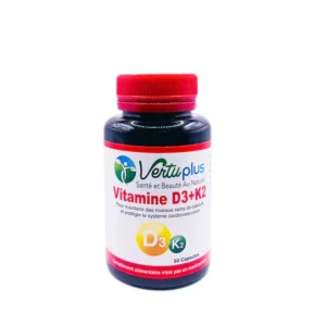 Vertu Plus Vitamine D3+K2 50 Capsules