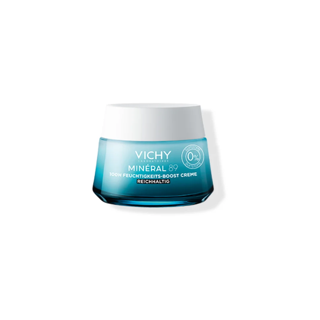 VICHY MINÉRAL 89 CRÈME RICHE BOOST D’HYDRATATION 100H SANS PARFUM – Image 2