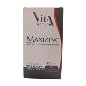 Vita Nature Maxizinc 150mg 60 Comprimes