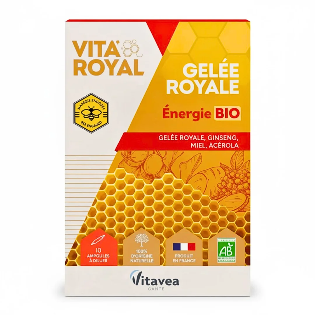 Vitavea Vita Royal Energie Bio Ampoules 10x10ml – Image 2