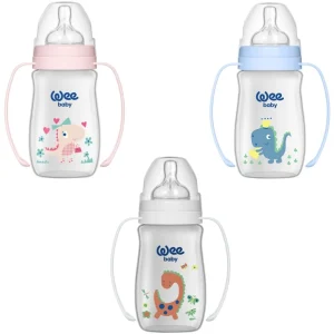 WeeBaby Biberon Large Avec Poignees 0-6 Mois 250ml 138-F