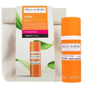 Bella aurora gel creme solaire SPF 50+ normal à seches 50ml + Trousse