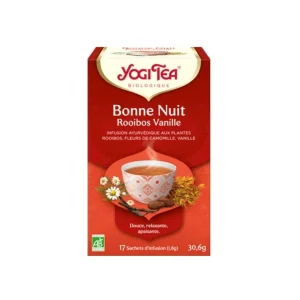 YOGI TEA BONNE NUIT ROOIBOS VANILLE 17 X 2G