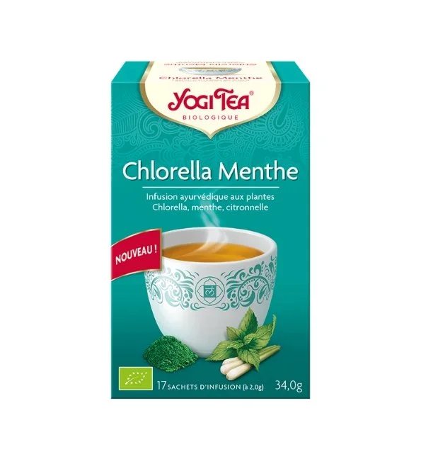 YOGI TEA CHLORELLA MENTHE 17 X 2G – Image 2
