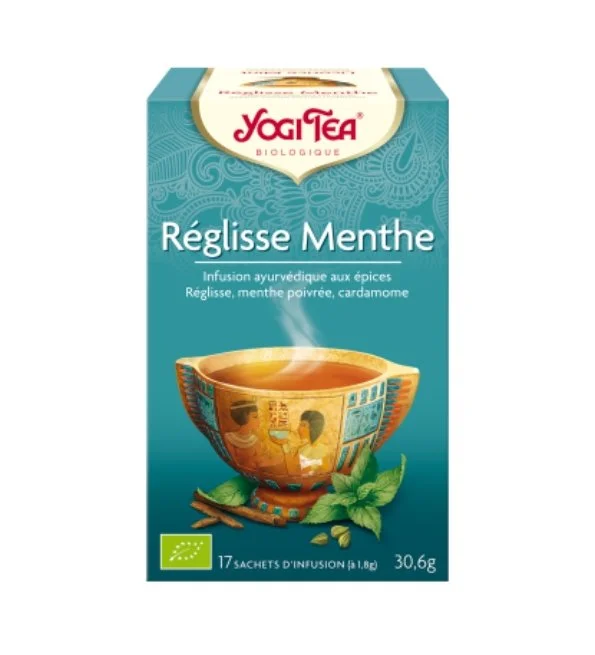 YOGI TEA REGLISSE MENTHE 17 X 2G