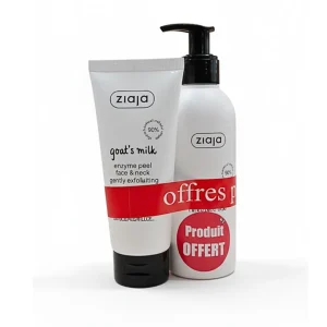 Ziaja Goat&rsquo;s Milk Pack Gommage Enzymatique 75ml+Lait Nettoyent 200ml