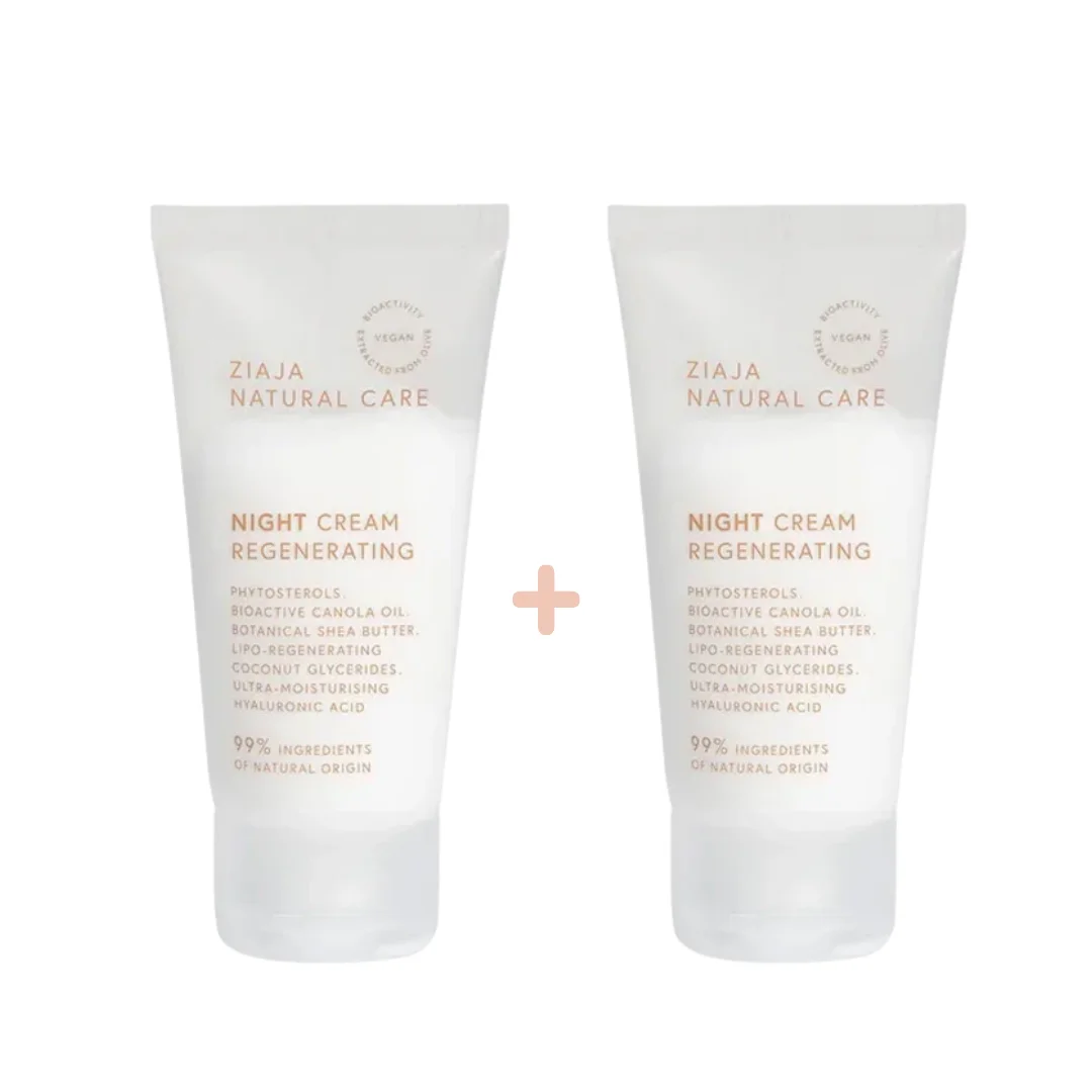 Ziaja Natural Care Creme de Nuit Regeneratrice 2 x 50ml Pack – Image 2